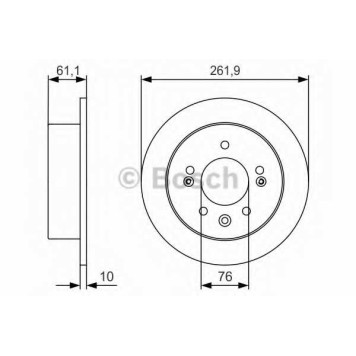 Тормозной диск BOSCH 0 986 479 R09