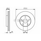 Тормозной диск BOSCH 0 986 479 R45