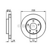 Тормозной диск BOSCH 0 986 478 227