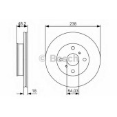 Тормозной диск BOSCH 0 986 479 R75