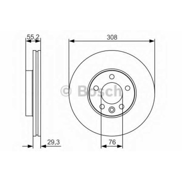 Тормозной диск BOSCH 0 986 479 R84