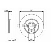 Тормозной диск BOSCH 0 986 479 R91