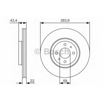 Тормозной диск BOSCH 0 986 479 S01