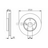 Тормозной диск BOSCH 0 986 479 S16