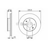 Тормозной диск BOSCH 0 986 479 S18