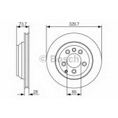 Тормозной диск BOSCH 0 986 479 S20