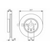 Тормозной диск BOSCH 0 986 479 S25
