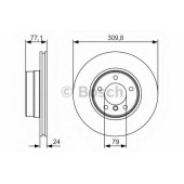 Тормозной диск BOSCH 0 986 479 S29