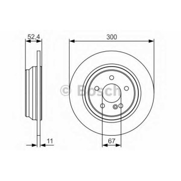 Тормозной диск BOSCH 0 986 479 S33