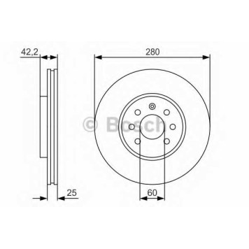 Тормозной диск BOSCH 0 986 479 S55