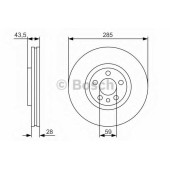 Тормозной диск BOSCH 0 986 479 S62