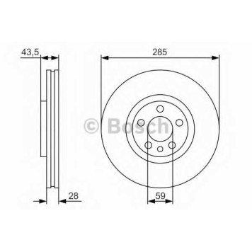 Тормозной диск BOSCH 0 986 479 S62