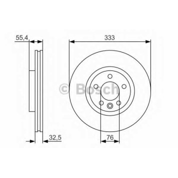 Тормозной диск BOSCH 0 986 479 S72