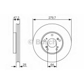Тормозной диск BOSCH 0 986 479 S82