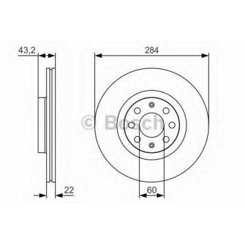 Тормозной диск BOSCH 0 986 479 S91