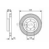 Тормозной диск BOSCH 0 986 479 A65