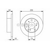 Тормозной диск BOSCH 0 986 479 A89