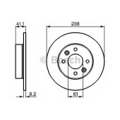 Тормозной диск BOSCH 0 986 478 273