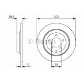 Тормозной диск BOSCH 0 986 479 V04