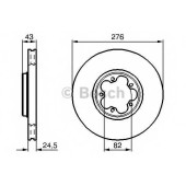 Тормозной диск BOSCH 0 986 478 299
