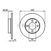 Тормозной диск BOSCH 0 986 478 010
