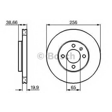 Тормозной диск BOSCH 0 986 478 308