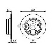 Тормозной диск BOSCH 0 986 478 321