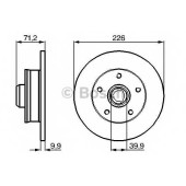Тормозной диск BOSCH 0 986 478 332