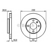 Тормозной диск BOSCH 0 986 478 017