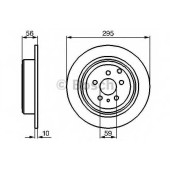 Тормозной диск BOSCH 0 986 478 435