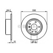 Тормозной диск BOSCH 0 986 478 436