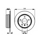 Тормозной диск BOSCH 0 986 478 475