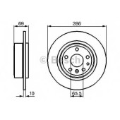 Тормозной диск BOSCH 0 986 478 478