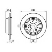 Тормозной диск BOSCH 0 986 478 495