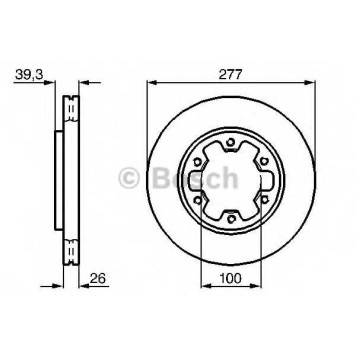 Тормозной диск BOSCH 0 986 478 532