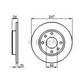 Тормозной диск BOSCH 0 986 478 046