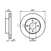 Тормозной диск BOSCH 0 986 478 567