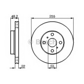 Тормозной диск BOSCH 0 986 478 578