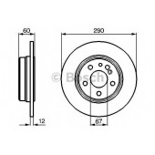 Тормозной диск BOSCH 0 986 478 607