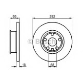 Тормозной диск BOSCH 0 986 478 613