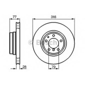Тормозной диск BOSCH 0 986 478 622
