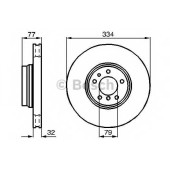 Тормозной диск BOSCH 0 986 478 623