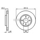 Тормозной диск BOSCH 0 986 478 639