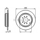 Тормозной диск BOSCH 0 986 478 733