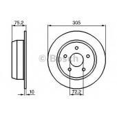 Тормозной диск BOSCH 0 986 478 771