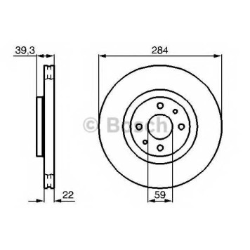 Тормозной диск BOSCH 0 986 478 786