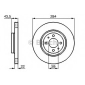 Тормозной диск BOSCH 0 986 478 810