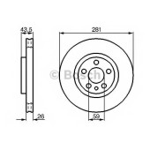 Тормозной диск BOSCH 0 986 478 812