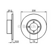 Тормозной диск BOSCH 0 986 478 079