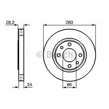 Тормозной диск BOSCH 0 986 478 830